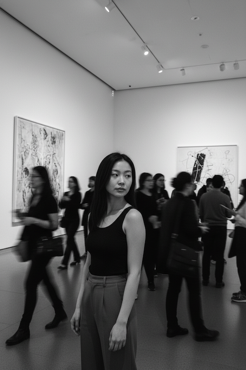 漫歩するアート展の一瞬を切り取る