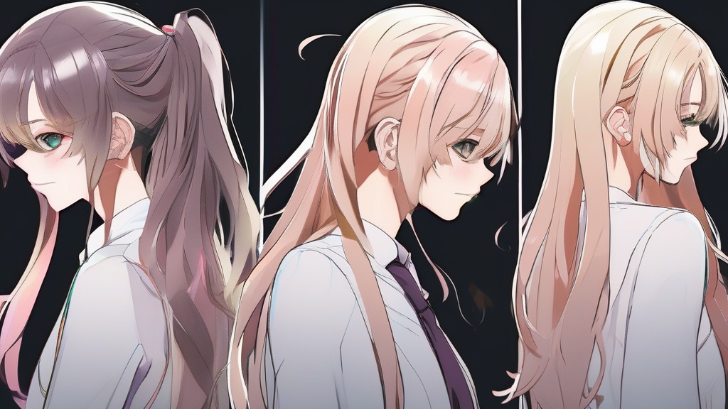 髪型プロンプトの基本 — 長さ×スタイル×色の 3 軸 - prompta.jp ガイド挿絵