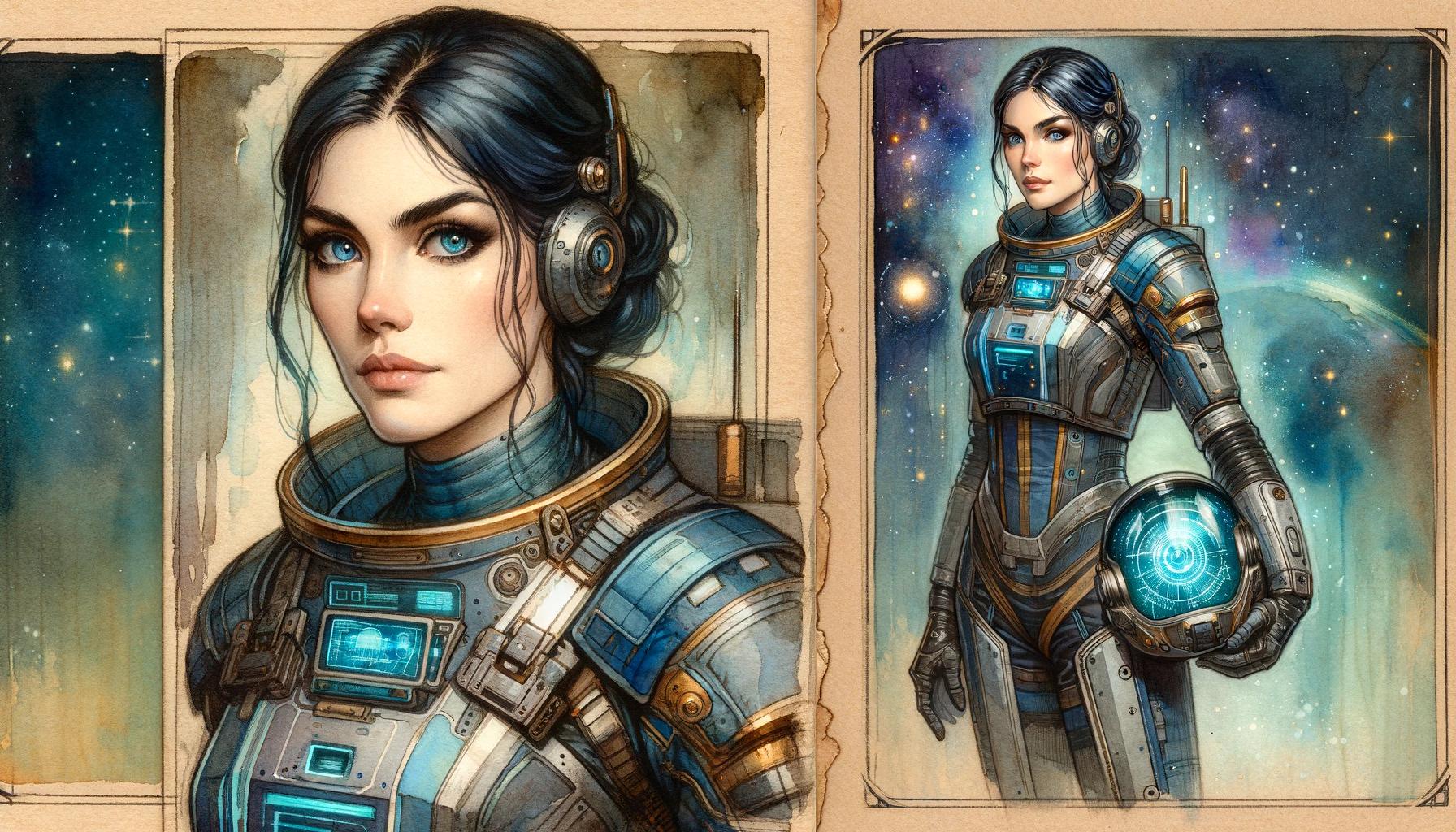 宇宙探査士戦闘衣装 - DALL-E コスチューム