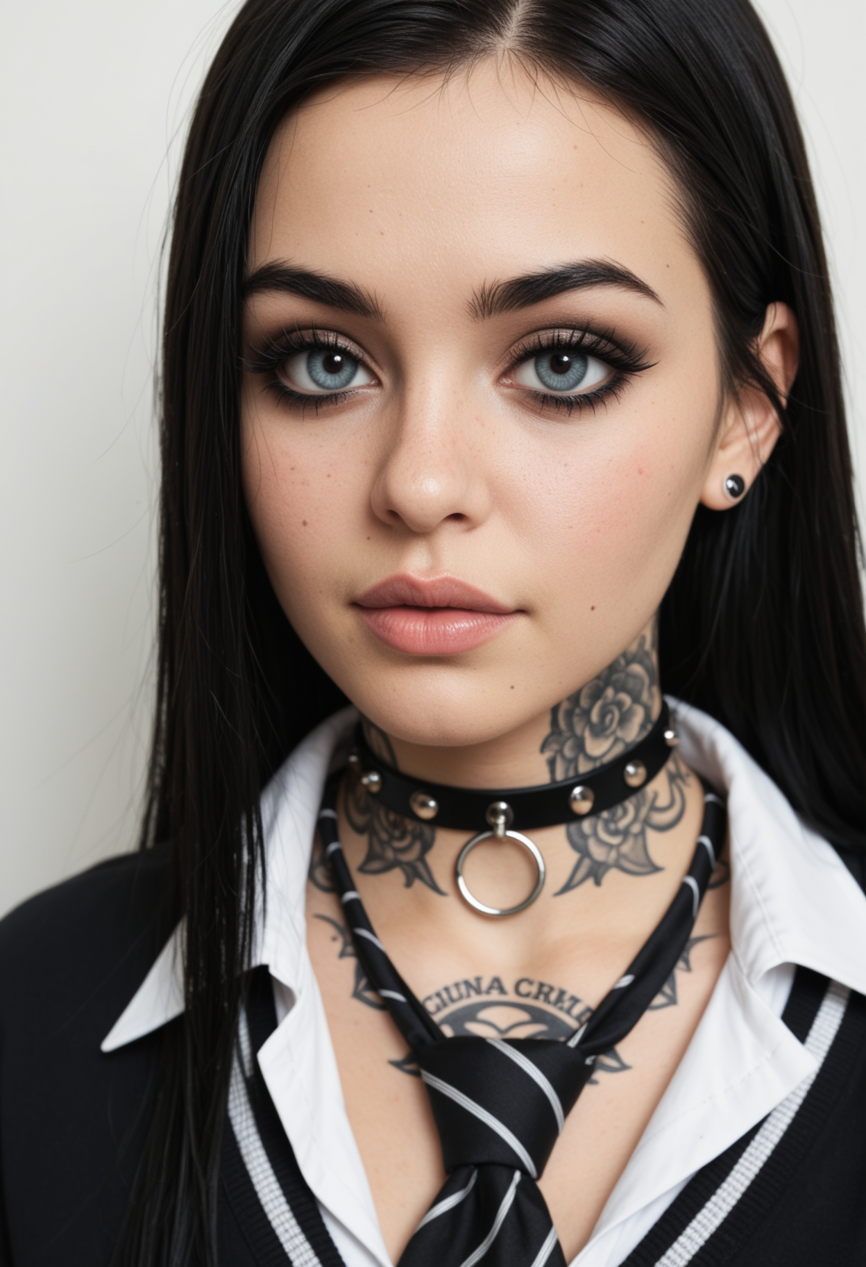 エモ系タトゥー×ピアスのサブカル装飾