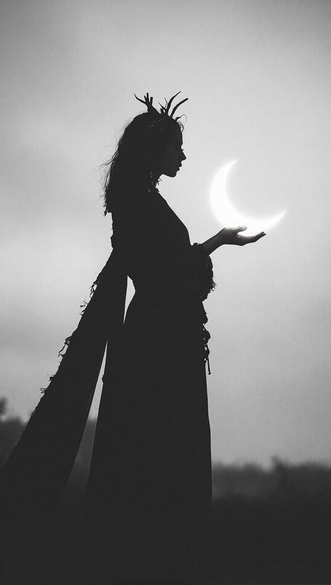 ハイコントラスト白黒のゴシックアート