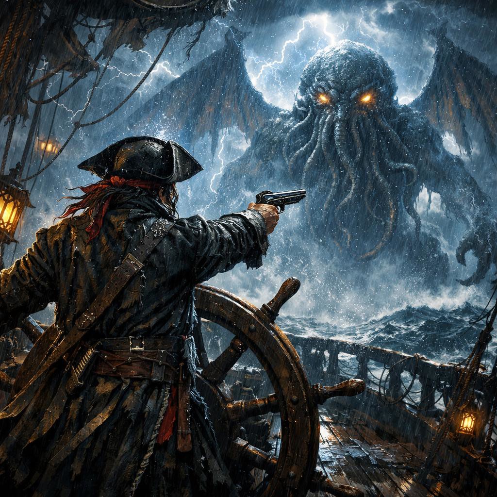 船長銃とクトゥルフ雷嵐海戦