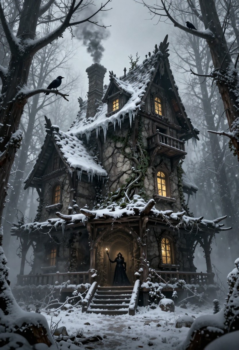 魔女の館雪森ダークファンタジー