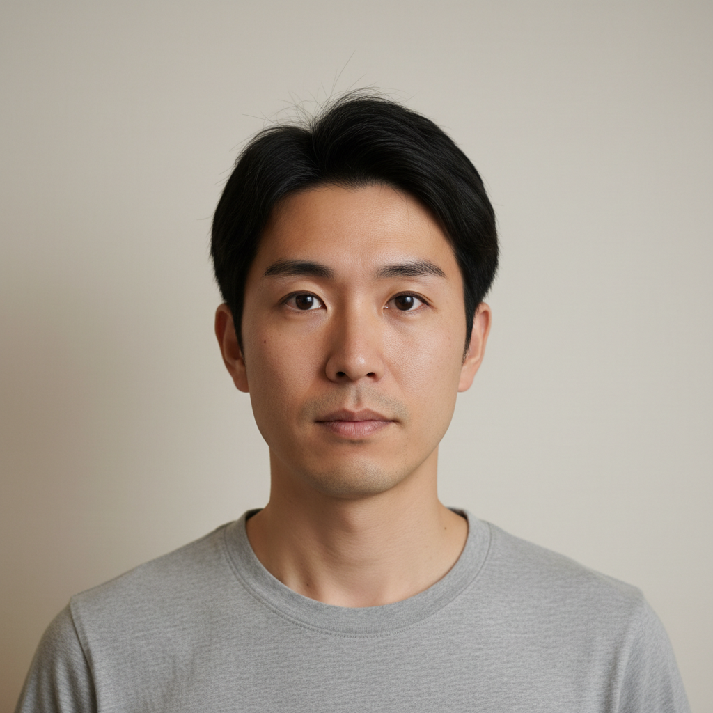 LinkedIn プロフィール写真 - ビジネス向けAI加工 — Before